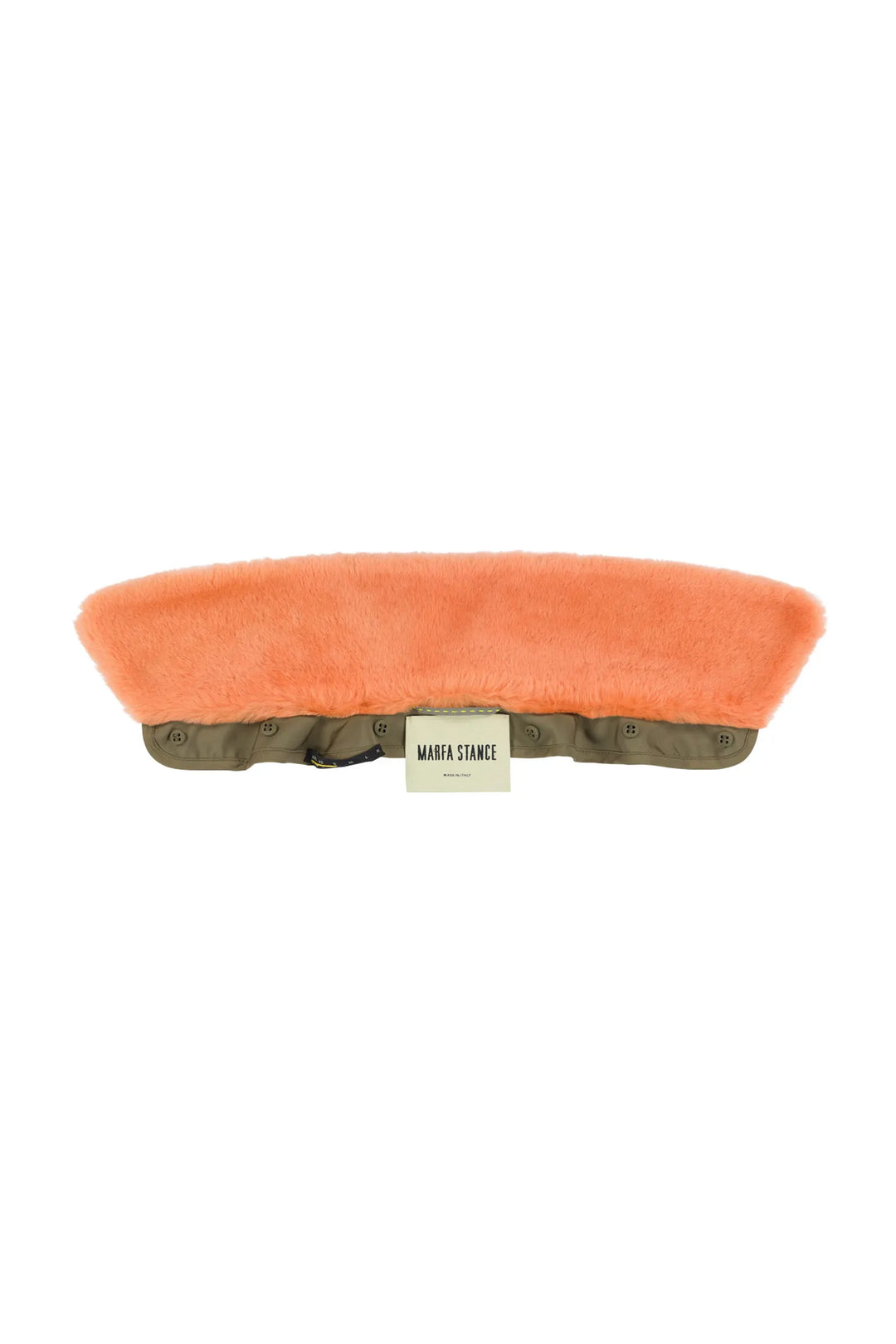 Marfa Shearling Collar| Bright Orange