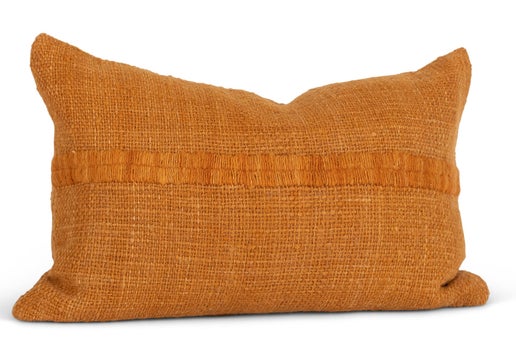 Makun Pillow | Gold Moss Stitch
