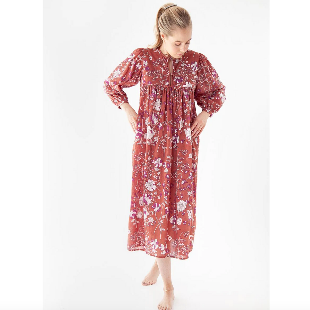 Hamsa Garden Dress | Nutmeg