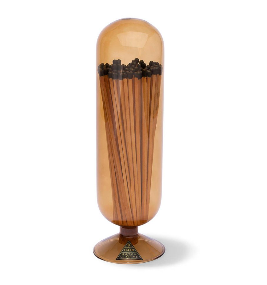 Fireplace Match Cloche | Amber