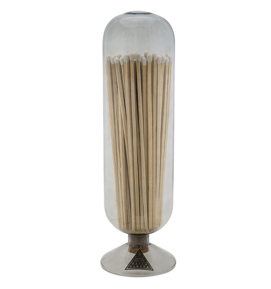 Fireplace Match Cloche | Smoke