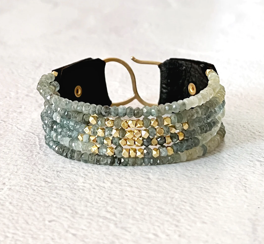 Atlas Peak Bracelet | Moss Aquamarine