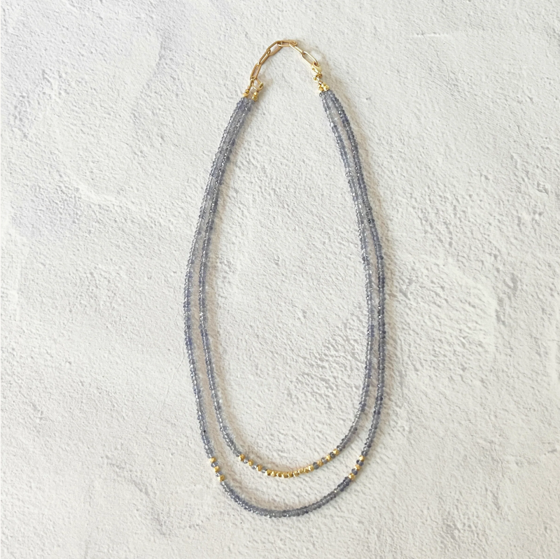 Kortum Layered Necklace Iolite
