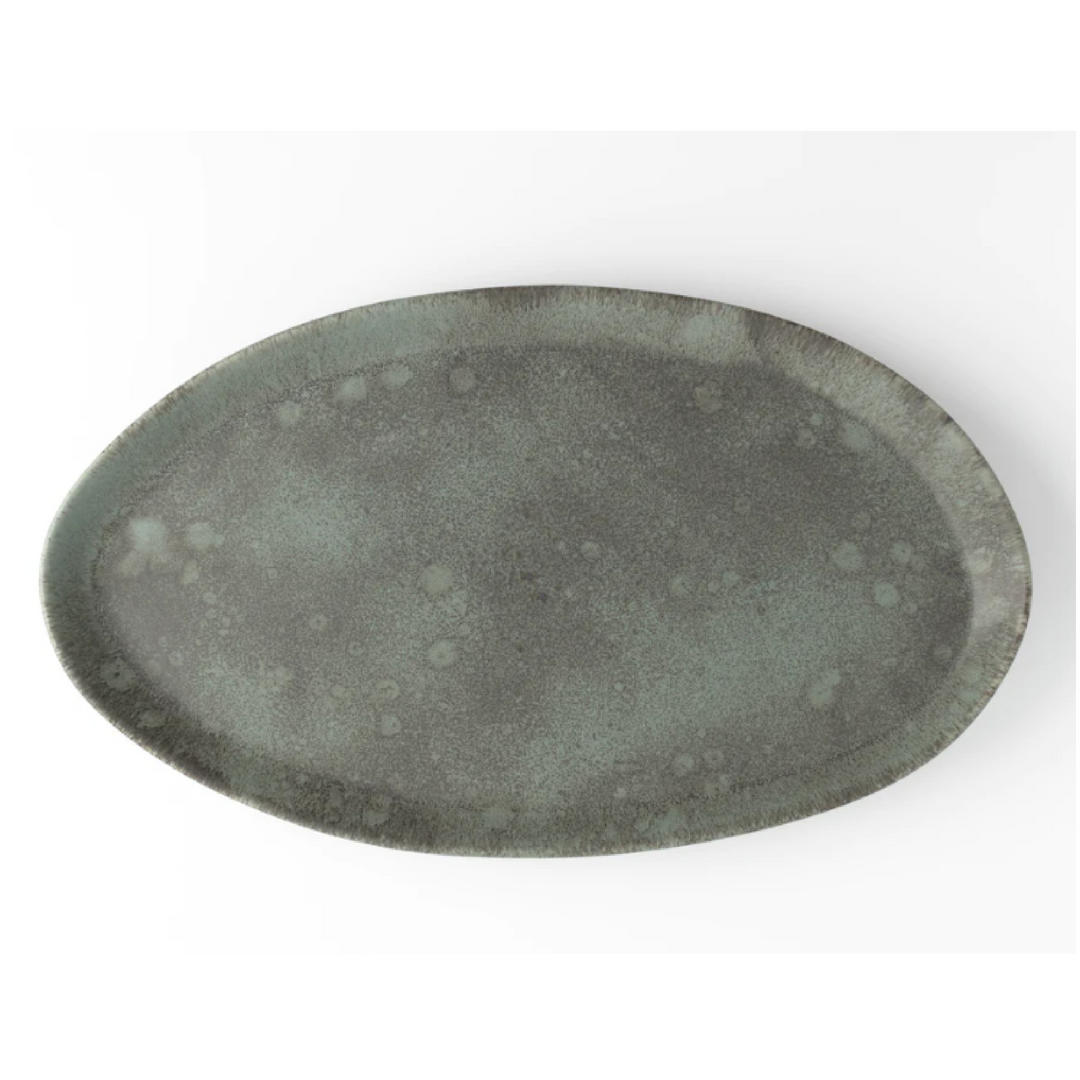 Oval Platter XL | Concrete