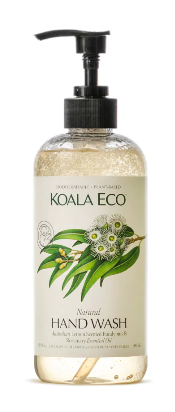 Koala Eco Natural Hand Wash- Plant-Based, Eco-Friendly & No Synthetic  Fragrance - with Australian Lemon Scented Eucalyptus & Rosemary Essential  Oil 