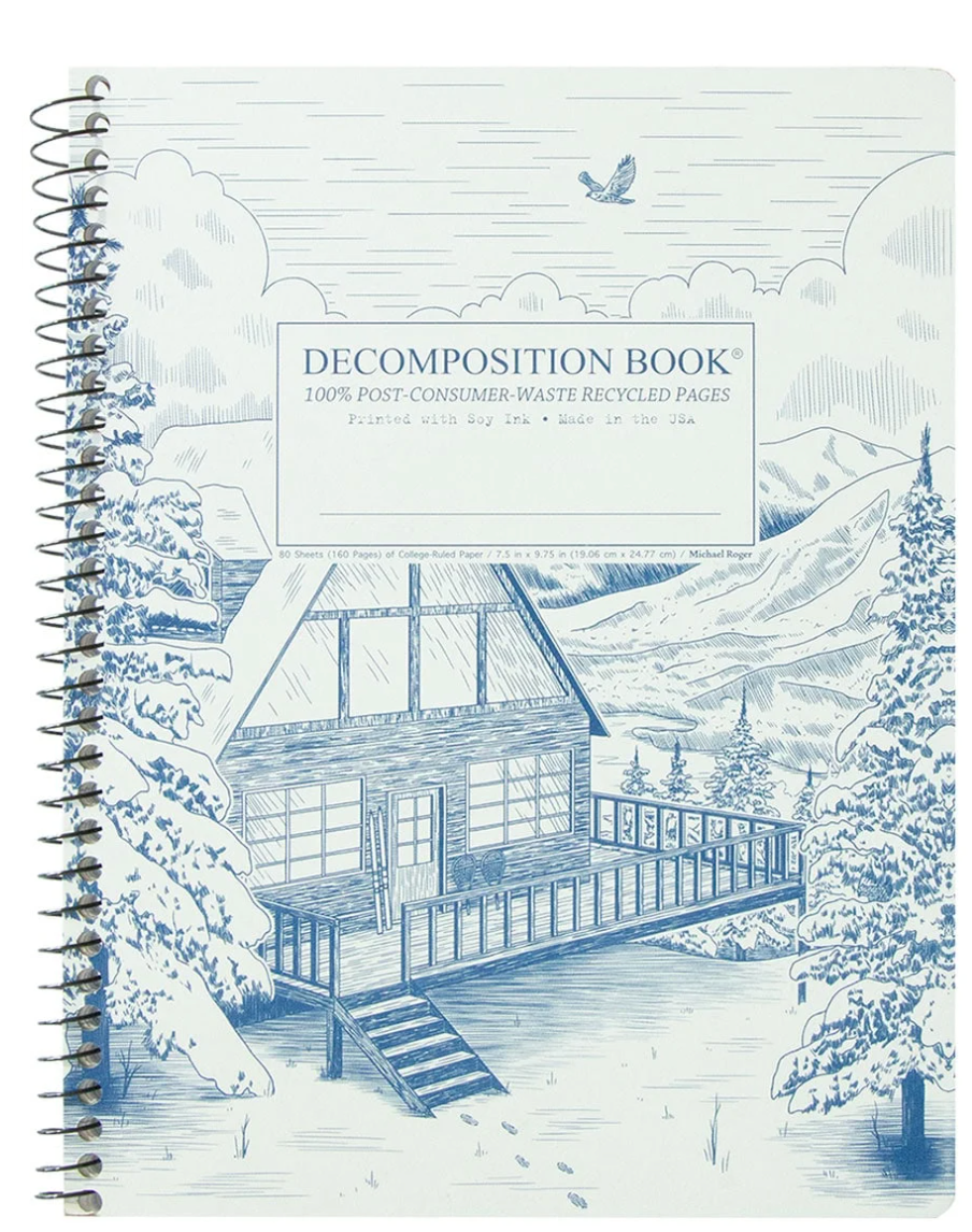 Snowy Chalet Decomposition Book